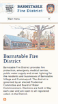 Mobile Screenshot of barnstablefiredistrict.com